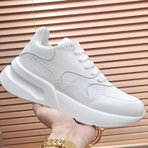 

oversized runner mens shoes lightweight plus size luxury sports casual lace -up men shoes soft footwears herren sportsc, Black