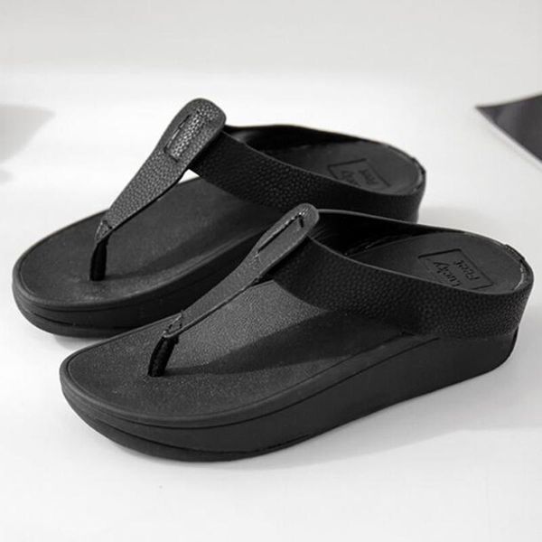 

women shoes summer slippers female home sandals women fashion non-slip flip-flops outdoor beach shoes female slippers sh484, Black