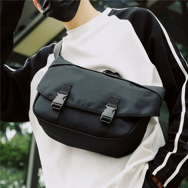 

casual chest pack for men functional tactical chest bag shoulder bags multi-function outdoor travel messenger bag waist packs