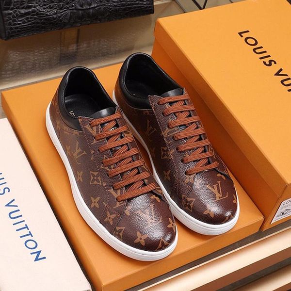 

new arrival mens shoes luxury designer comfortable footwears luxembourg sneaker lace -up low fashion casual men shoes zapatos de hombre, Black