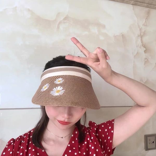 

straw sun straw hat sun hat, Blue;gray