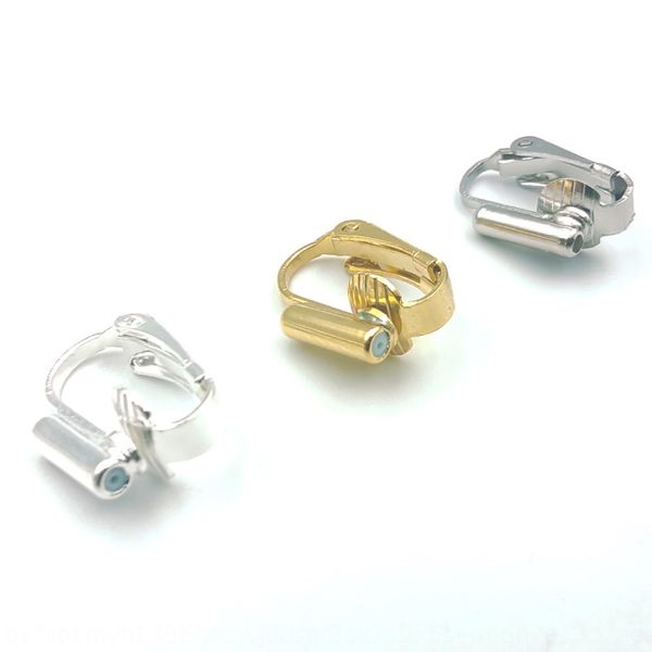 

internet red spiral diy rings and rings painless u-shaped ear clip converter earring turning earring diy ear clip, Silver