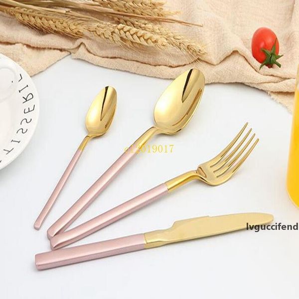

304 stainless steel knife spoon set western tableware gift set 4 pieces