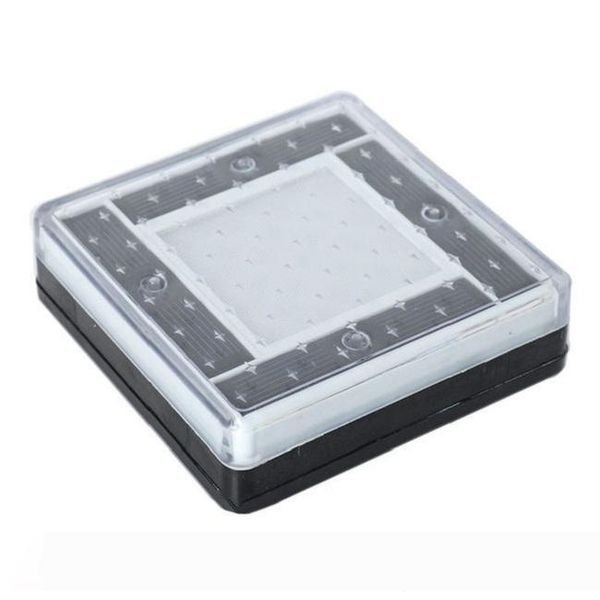 

6x6 solar paver brick lights square solar underground lamp solar inground pathway light for garden road path landscape
