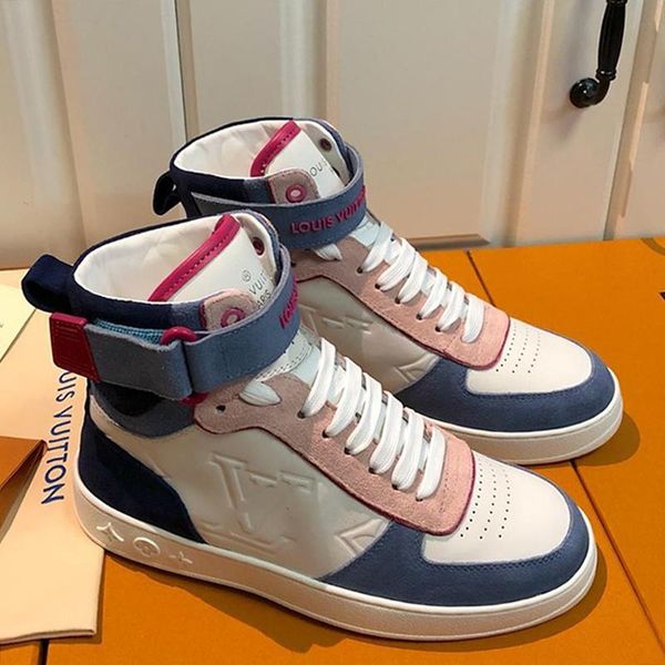 

luxury men casual shoes fashion leather platform sneakers tennis breathable outdoor sneakers scarpe da uomo luxury mens shoes boombox