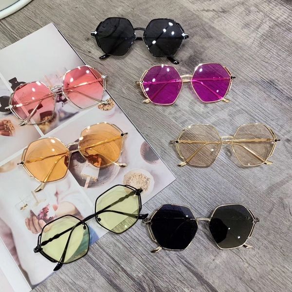 

2019 new fashion men's and women's baby trendy fan taiyang uv-proof sun children's sunglasses children's sun glasses tre, Blue