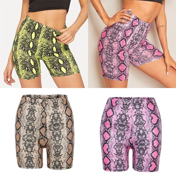 

ladies yoga shorts solid high sports fitness shorts women elastic gym short pants summer female shorts 050220#466, White;red