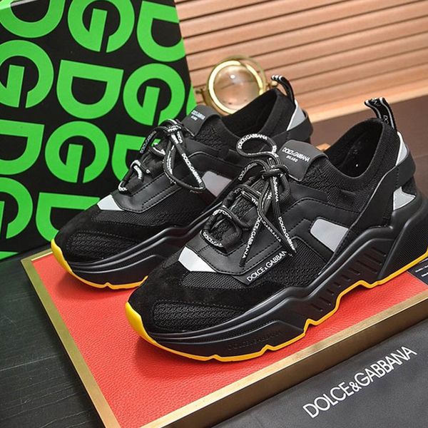 

2020qr дизайнер новых роскошных мужчин вскользь спортивная обувь, повседневная обувь на открытом воздухе, высокое качество, с размером ориги, Black