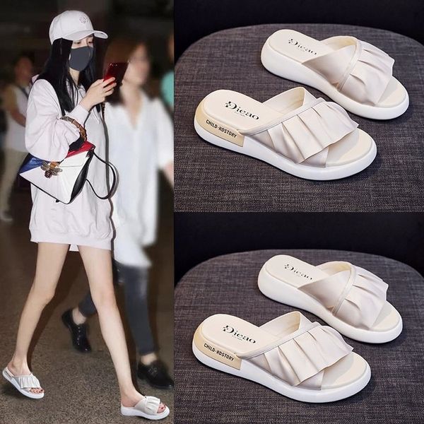 

vaswa женского slippersunderpants внешнего износ толстые нижние модули trendy все соответствуют кроссу тапочкам 2020 новый летний интернет-п