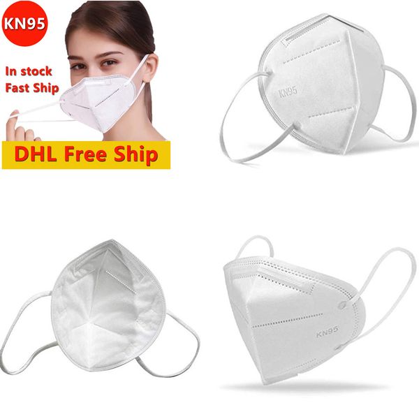

dhl mascarilla kn95 face masks with breathing valve disposable fabric dustproof windproof respirator disposable face masks mask