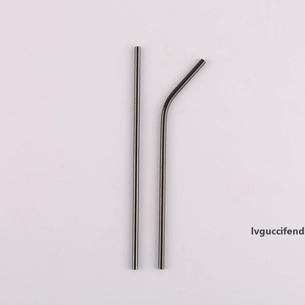 

durable stainless steel straight drinking straw straws metal bar family kitchen ing