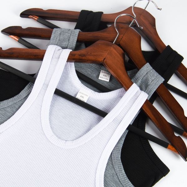 

gift elastic cotton gift men' tight vest stretch cotton 5 yuan model men' vest, White;black