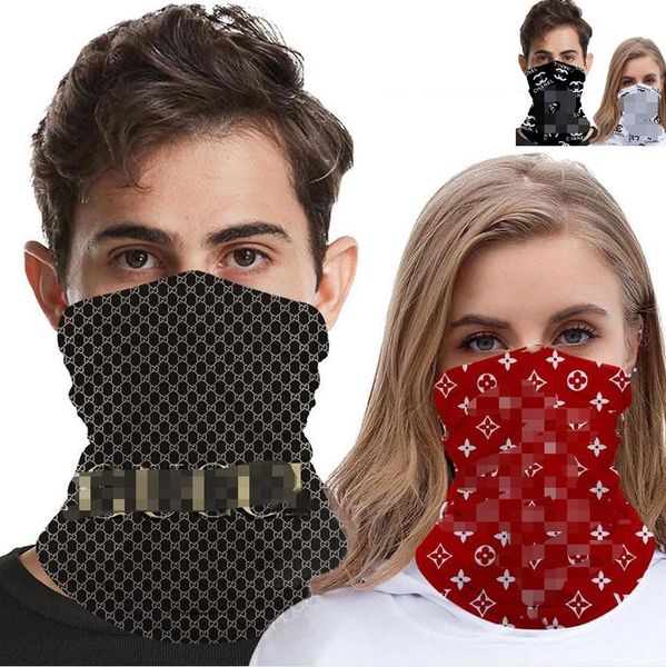 

outdoor bicycle cyclingdesigner face mask letter scarf headband neckerchief multifunction cap sports head scarves half face mask