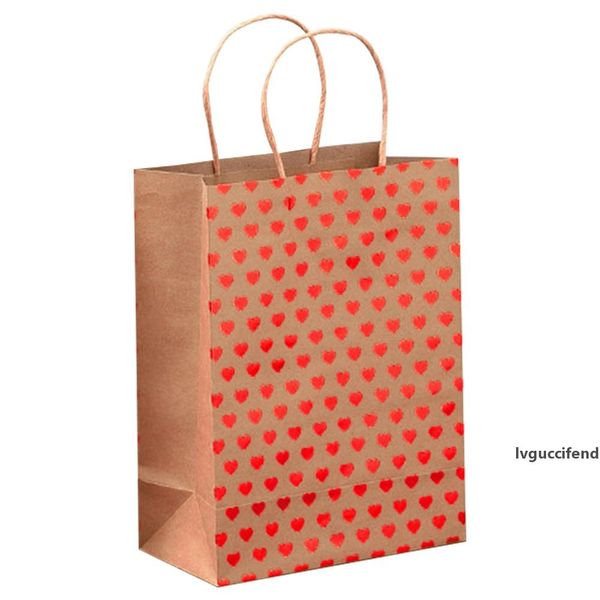 

10pcs home reusable celebration diy with handle lightweight storage bronzing gift birthday paper bag multifunctional decorative