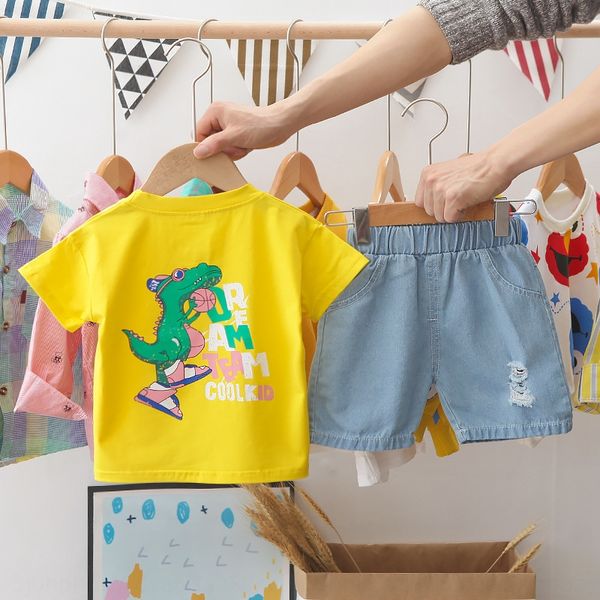 

0y1ix korean style 2020 summer casual short-sleeved t-shirt for children and children's t-shirt children's clothing children carto