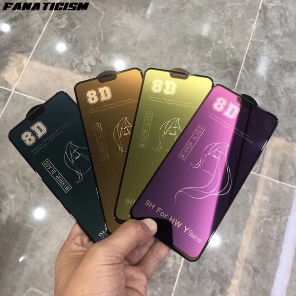 

8d plating mirror screen protector glass for iphone 11 pro xr xs max tempered glass on the for iphone 8 7 6s plus