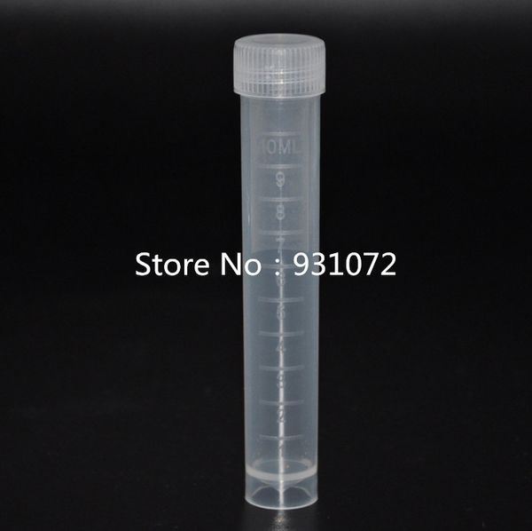 3000pcs 10ml fiala di provette congelate in plastica con contenitore con tappo a tenuta per materiale didattico scolastico di laboratorio
