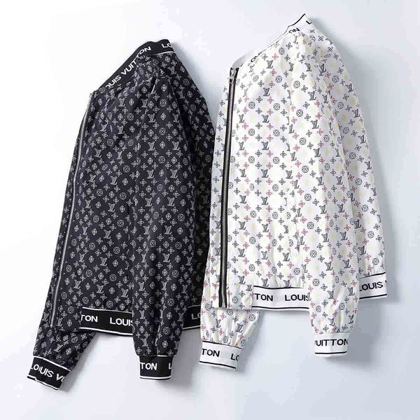 

2020 winter new men's hair stylist jacket zipper men's coat long sleeve neck spring and autumn jacket fashion casual clothes slim, Black;brown