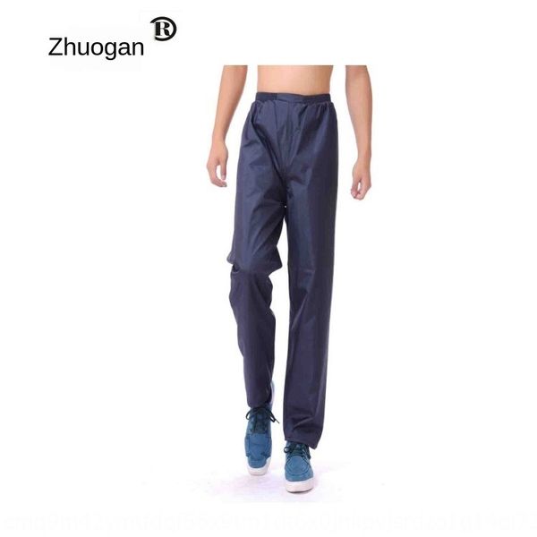 

zhuogan single-selling pants double-layer bicycle electric bicycle outdoor men's and women's split raincoat and rain pants, Black