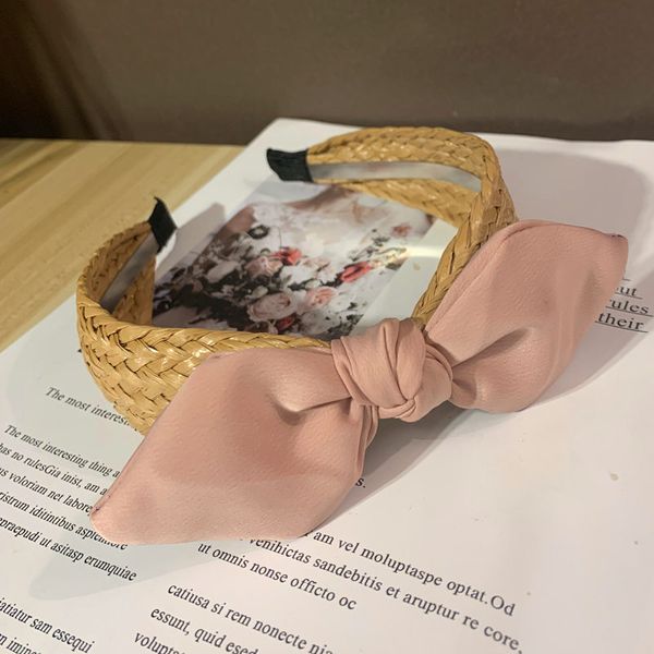 

hair accessories for women 2020 korean fragrant grass braided hair hoop bow versatile card issuing women jewelry wholesale, Silver