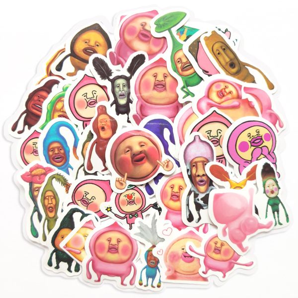 

40 pcs mixed car stickers pink peachs for skateboard lapfridge helmet pad bicycle bike motorcycle ps4 notebook guitar pvc decal