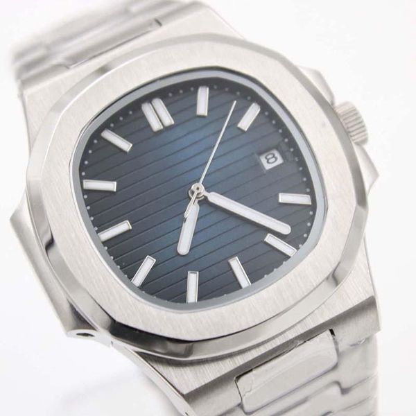 

u1 nautilus sports watch men mechanical automatic movement watches stainless steel case blue dial 5711 mens wristwatches212z, Slivery;brown