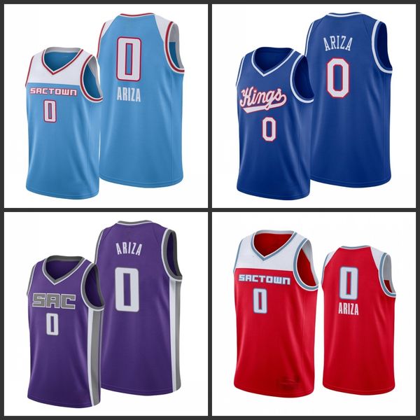 

sacramento kings trevor ariza men city basketball jersey, Black