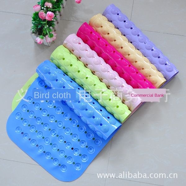 

d7ckg new korean style bathroom anti-skid massage anti-skid colorful solid color drain anti-wrestling non-slip massage non-slip