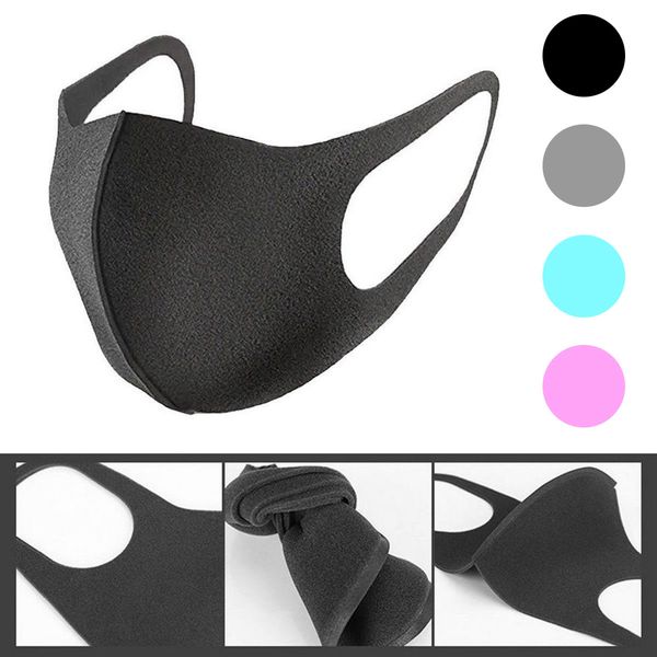 

face mask black washable reusable breathable mask cotton