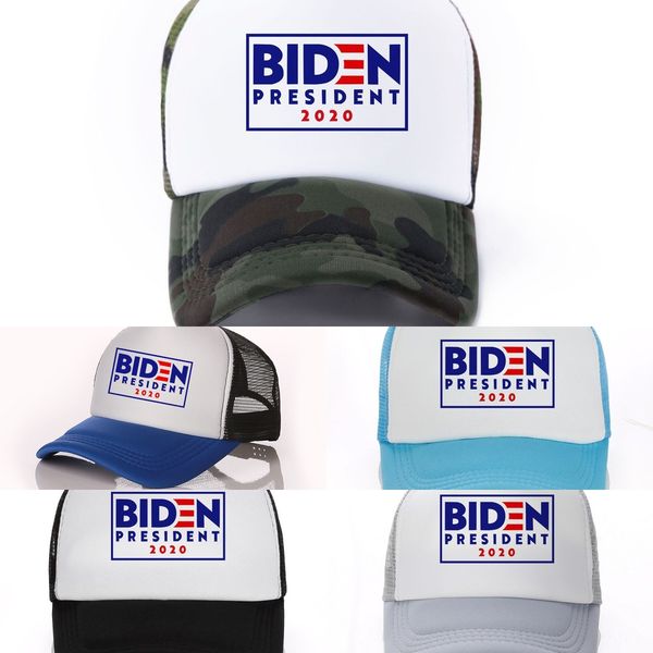 

ybrby party joe baseball hat american election adjustable net baseball hats outdoor letter printed president 2020 biden hats, Blue;gray