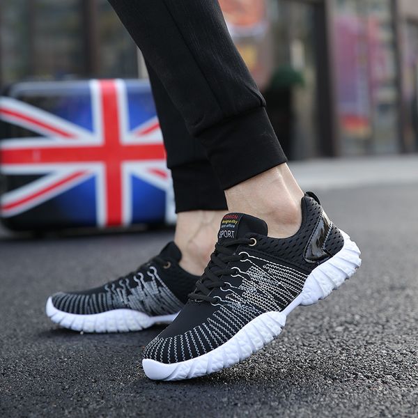 

men sneakers trend running shoes for men sports shoes outdoor breathable walking footwear flats