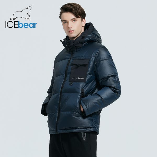 

men's down & parkas 2021 winter jacket windproof and warm fashionable coat mwd20971i, Black