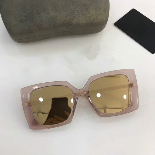 

2020 new euro-am hc4272 crystal-rim sunglasses female 55-20-145 revo mirror uv400 quality metal temple design sunglasses oem full case