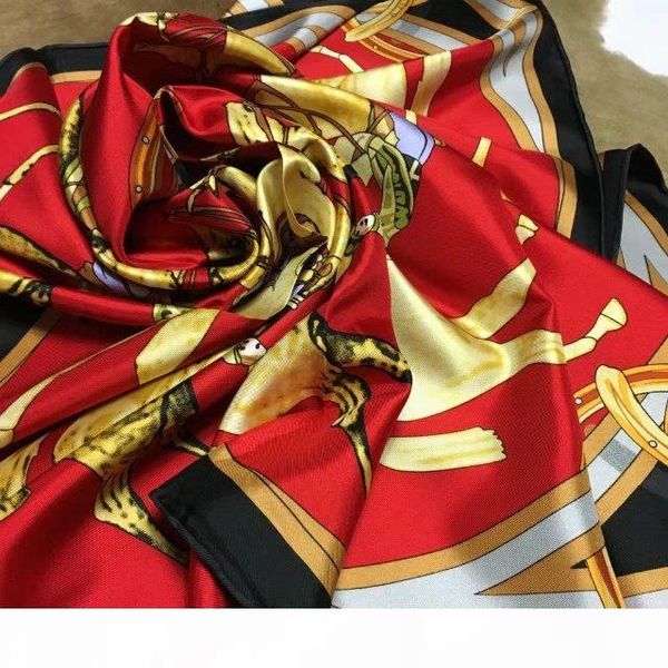 

fashion-весной и осенью 100% шелк материал 90см * 90см квадратных шарфов печати три цвета для женщин, Blue;gray