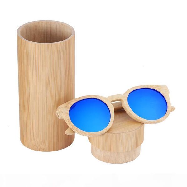 

2018 fashion woman bamboo sunglasses wood sunglasses bamboo frames glasses polarized lens sunglasses style birthday gift, White;black