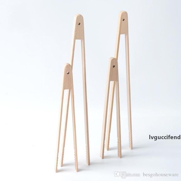 

wooden food clips bread tongs beech wood dessert biscuits clip cake tongs multi function cooking clip home bakeware tool bc bh1577