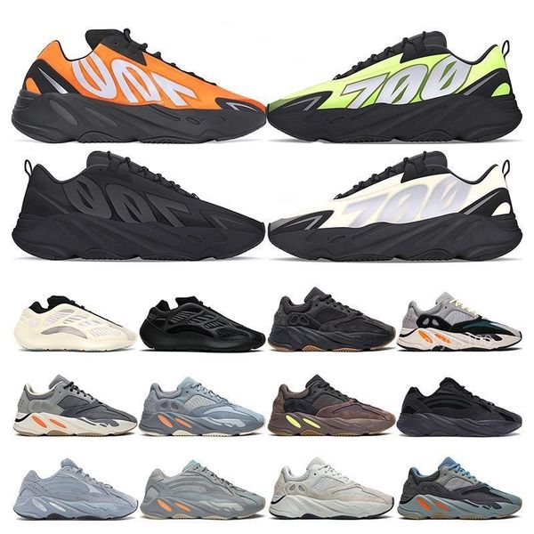 

kanye 700 mens running shoes phosphor orange tie-dye carbon teal salt analog static mauve solid grey reflective trainers sneakers