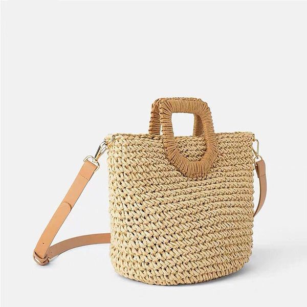 

women bag paper shoulder crossbody hand basket bag beach summer