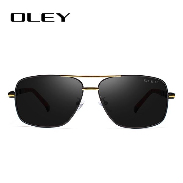 

oley brand polarized sunglasses men new fashion eyes protect sun glasses with accessories driving goggles oculos de sol, White;black