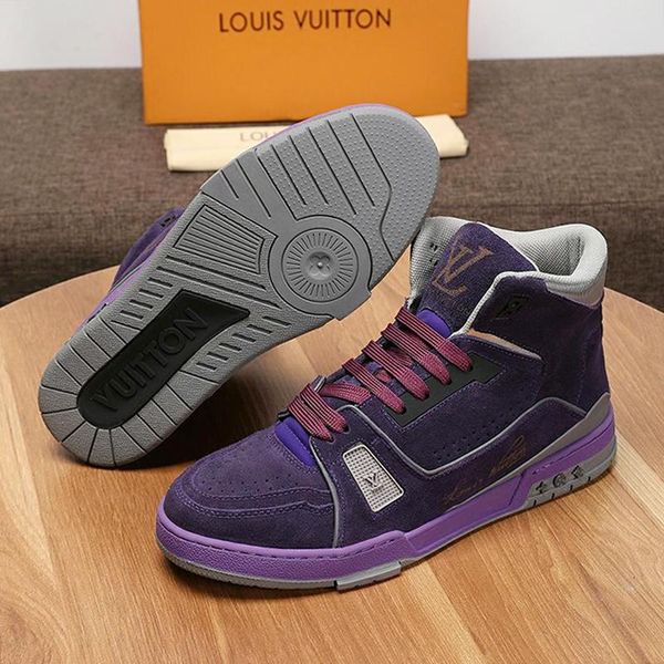 

mens shoes sneakers breathable footwears with original box men shoes fashion scarpe da uomo 2020 luxury casual shoes trainer sneaker mid -to