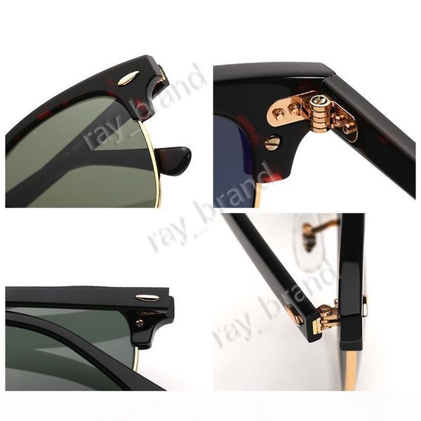 

l mens sunglasses fashion sunglasses woman beach sun glasses half frame tortoise green glass lenses des lunettes de soleildr35628, White;black