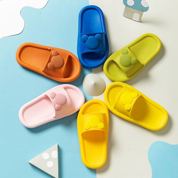

new online celebrity cute cartoon children' home eva portable baby children children slippers sandals children' slippers sandals, Black;grey