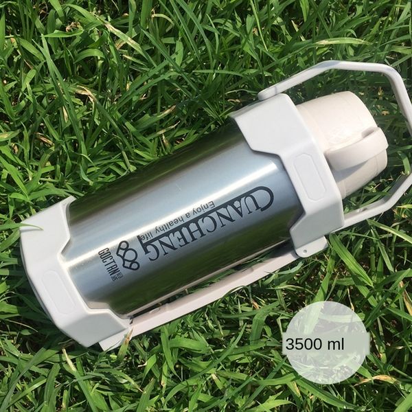 

vacuum thermos pot outdoor large capacity car travel thermos bottle 304 stainless steel dry ice ice bucket bucket pot 4l