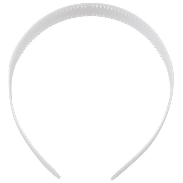 

ladies headband plastic with teeth white