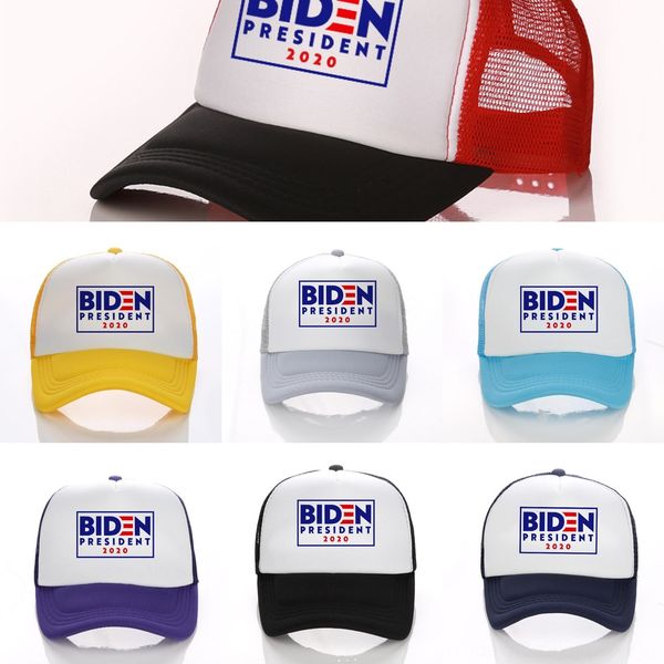 

xy5hc joe biden baseball hat 2020 outdoor election adjustable hat cap american letter embroidery us president 2020 trucker, Blue;gray