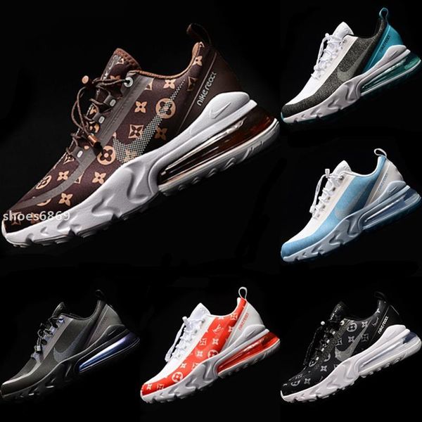 

2020 latest luxury react270 run utility fly wire noctilucent running shoe react270 bauhaus run utility react built_in zoom air jogger shoes, Black