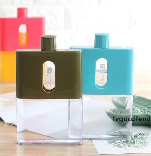 

korean creative paper portable men and women trend square flat cup