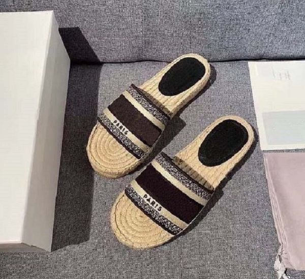 

fashion women's sandals designer shoes bohemian diamond slippers woman flats flip flops shoes summer beach sandals bag04 13, Black