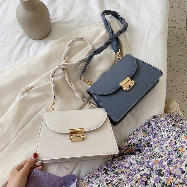 

brand original design handbag texture bag 2020 new fashion shoulder messenger bag joker square