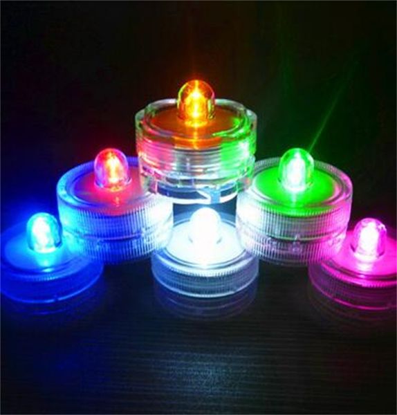 LED wasserdichte Fernbedienung Lampe Kronleuchter Elektronik Tauchlampen Kerze Aquarium Aquarium Bar Abend Party Hochzeit 1 18qq E2